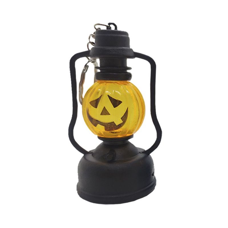 Mini Lamparina Decorativa Halloween - Abóbora Sortida com Led - 1 unidade - Cromus - Magazine 25