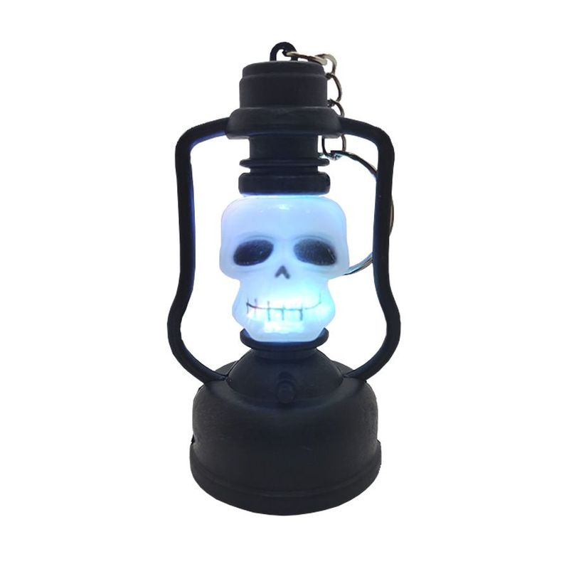 Mini Lamparina Decorativa Halloween - Caveira Sortida com Led - 1 unidade - Cromus - Magazine 25