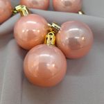 Bola de Natal em Tubo - Perolado Rose Gold - 4cm - 6 unidades - Cromus - Magazine 25