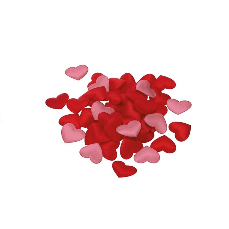 Confete de Pétalas de Coração Vermelho e Rosa em Papel de Seda 150 g - 1 unidade - Cromus - Magazine 25