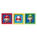 Quadros Decorativos Festa Mario - 03 unidades - Cromus - Magazine 25