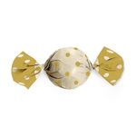 Papel Trufa 14,5x15,5cm - Marfim Poa Ouro - 100 unidades - Cromus - Magazine 25