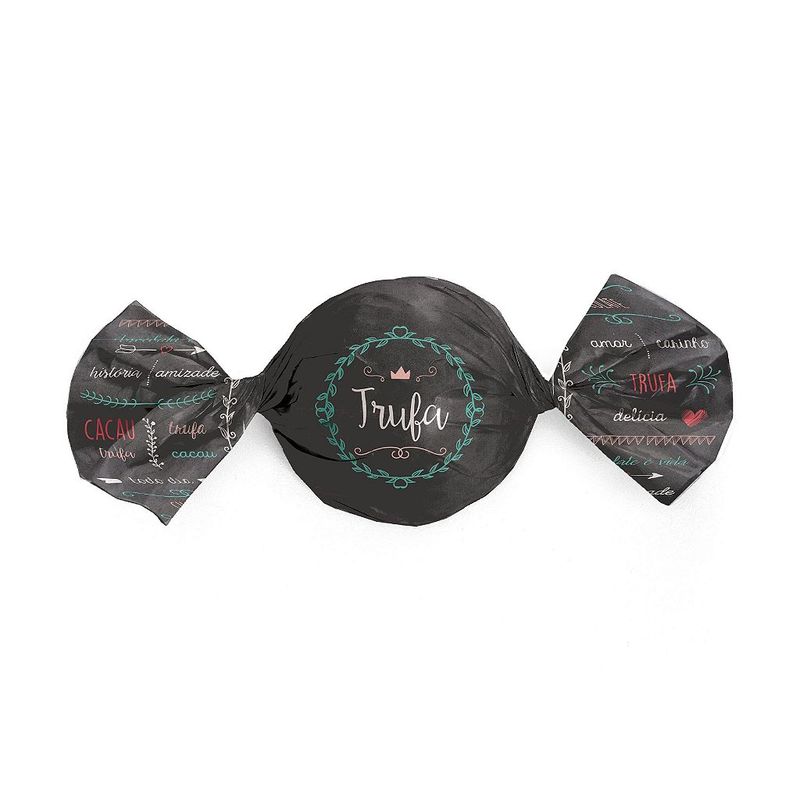 Papel Trufa 14,5x15,5cm - Lousinha - 100 unidades - Cromus - Magazine 25
