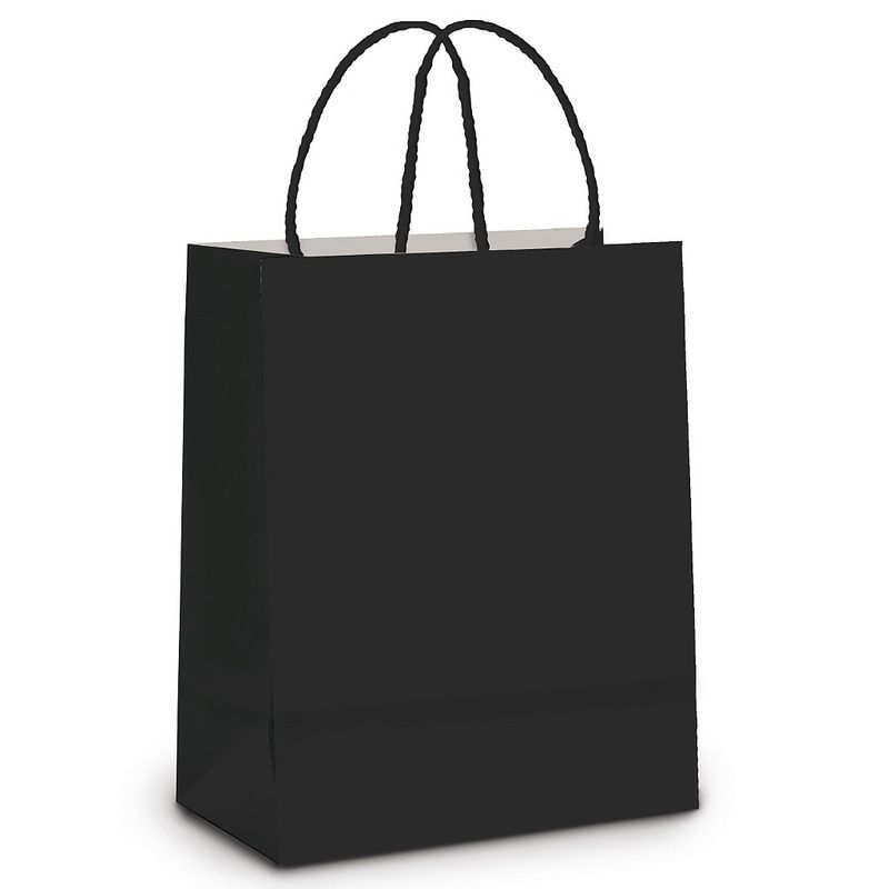 Sacola de Papel P Preto -21,5x15x8cm - 10 unidades - Cromus - Magazine 25