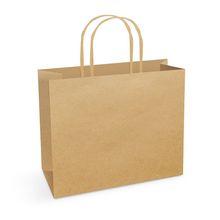 Sacola de Papel Kraft - Horizontal M 22x30x9cm - 50 unidades - Cromus - Magazine 25