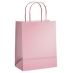 Sacola de Papel G Rose Fosco - 32x26,5x13cm - 10 unidades - Cromus - Rizzo Embalagens