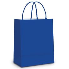 Sacola de Papel GG Azul Royal - 39x32x16cm - 10 unidades - Cromus - Rizzo Embalagens