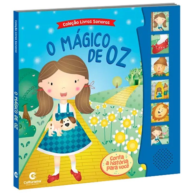 Livro Sonoro - O Mágico de OZ - 01 UN - Culturama - Magazine 25
