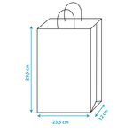 Sacola M 29,5x23,5cm Kraft - 50 unidades - Food Service Fest Color - Magazine 25