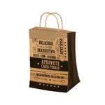 Sacola P 27,5x17,5x9cm Kraft - 50 unidades - Food Service Fest Color - Magazine 25