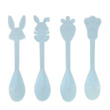 Colheres Decorativas de Páscoa - Azul Candy - 12 unidades - Festplastik - Magazine 25
