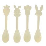 Colheres Decorativas de Páscoa - Amarelo Candy - 12 unidades - Festplastik - Magazine 25