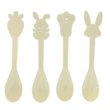 Colheres Decorativas de Páscoa - Amarelo Candy - 12 unidades - Festplastik - Magazine 25