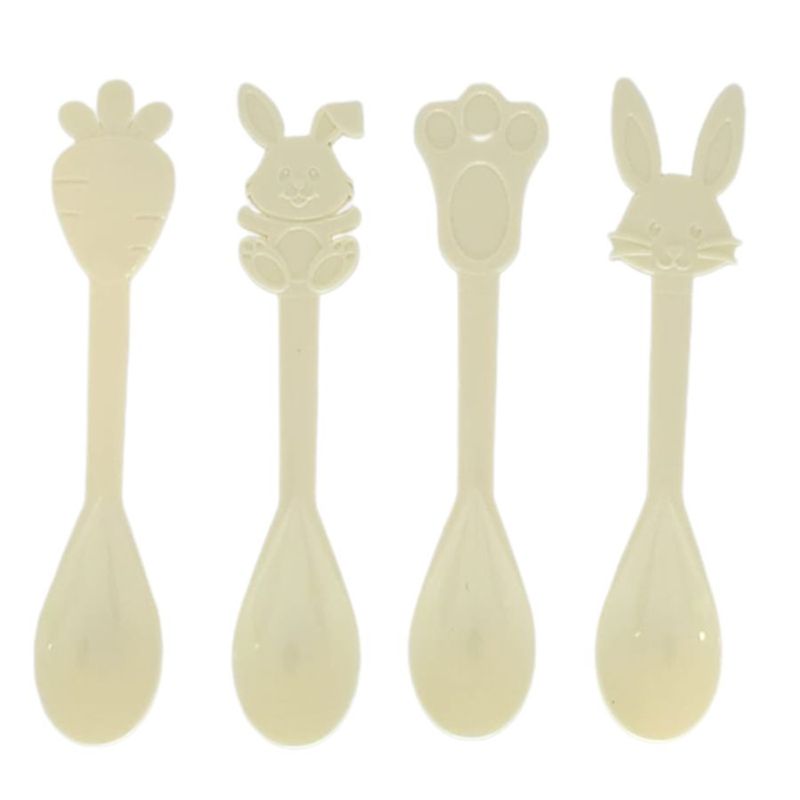 Colheres Decorativas de Páscoa - Amarelo Candy - 12 unidades - Festplastik - Magazine 25