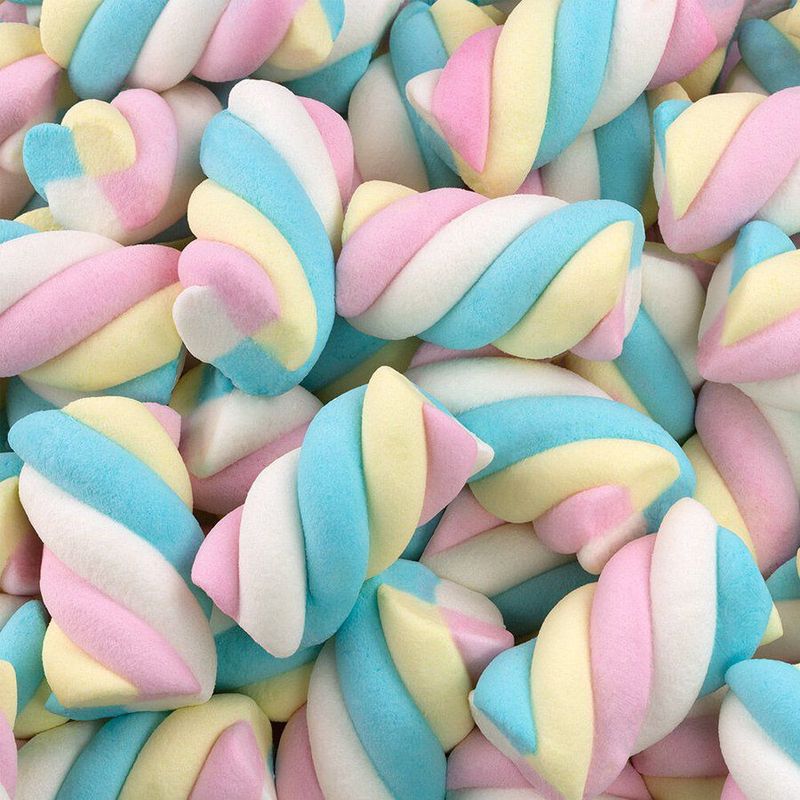 Marshmallow Torção Colorido - 1 unidade Pct. c/ 250g - Fini - Magazine 25