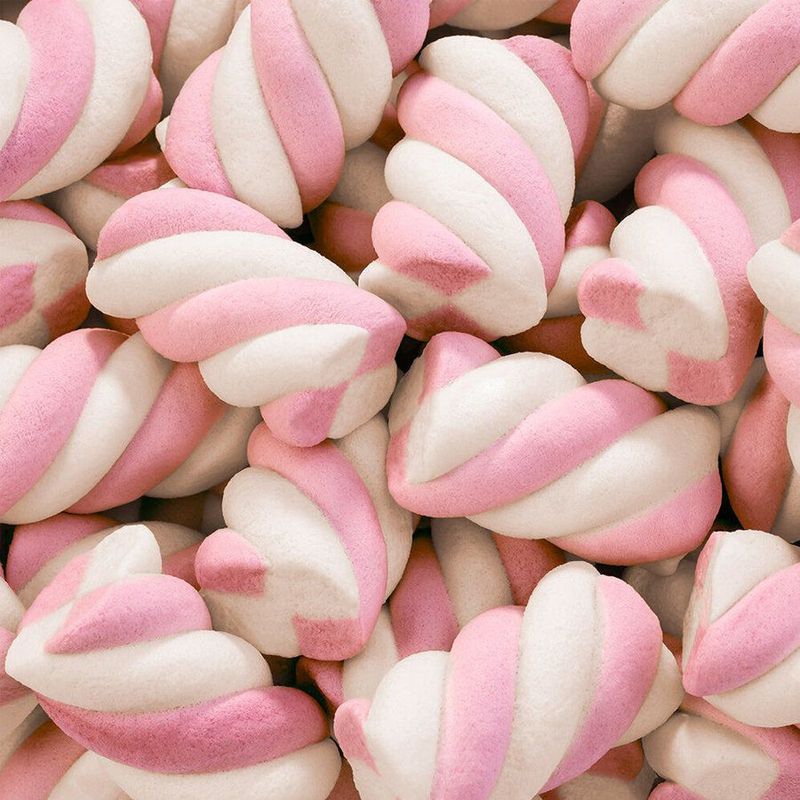 Marshmallow Torção Rosa - 1 unidade Pct. c/ 250g - Fini - Magazine 25