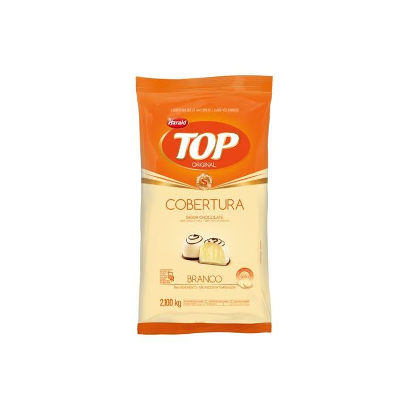 Cobertura em Choc Branco - TOP - 2,05kg - Harald - 01 unidade - Magazine 25