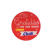 Etiqueta Gratidão em Ter Você com Cliente - 60 UN Magazine 25