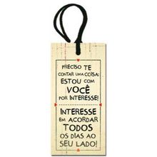 Decor Home Tag "Preciso te contar" - DHT2-072 - 1 unidade - Litoarte - Magazine 25