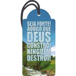 Decor Home Tag "Seja Forte!" - DHT2-005 - 1 unidade - Litoarte - Magazine 25