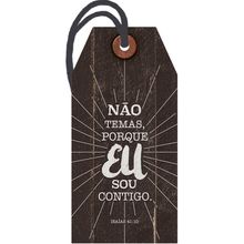 Decor Home Tag "Não Temas" - DHT2-003 - 1 unidade - Litoarte - Magazine 25