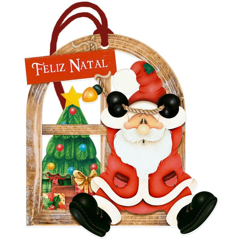 Decor Home Tag 7 Natal - Feliz Natal - DHT7N-002 - LitoArte - Magazine 25