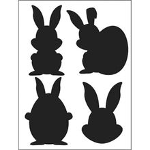 Etiqueta Lousa Adesiva em Vinil - Coelhos no Ovo - EALP-002 - LitoArte Magazine 25