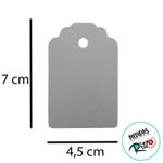 Tag Branco com Furo 10un - Magazine 25