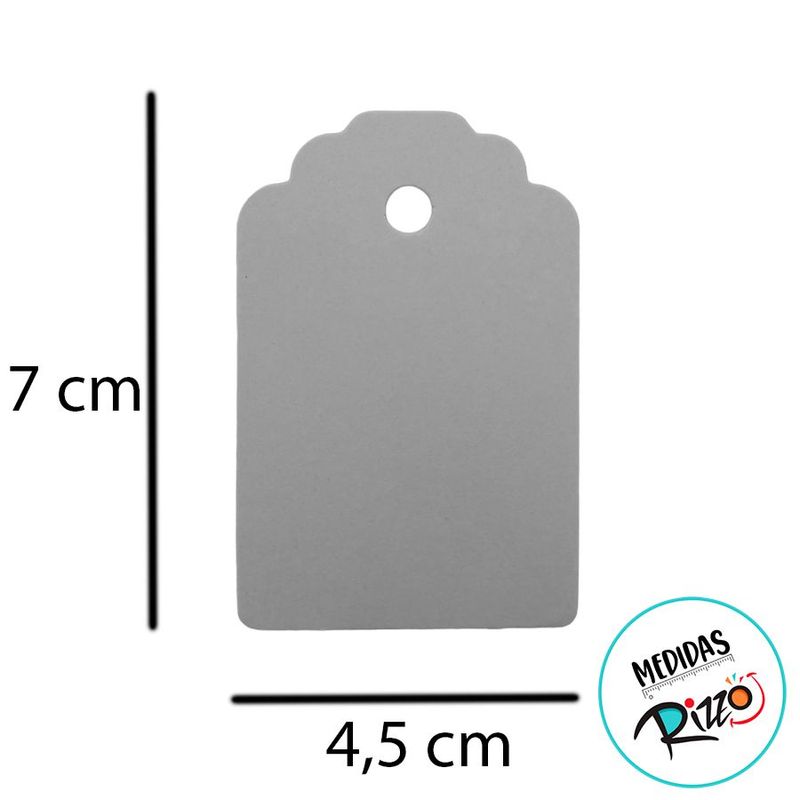 Tag Branco com Furo 10un - Magazine 25