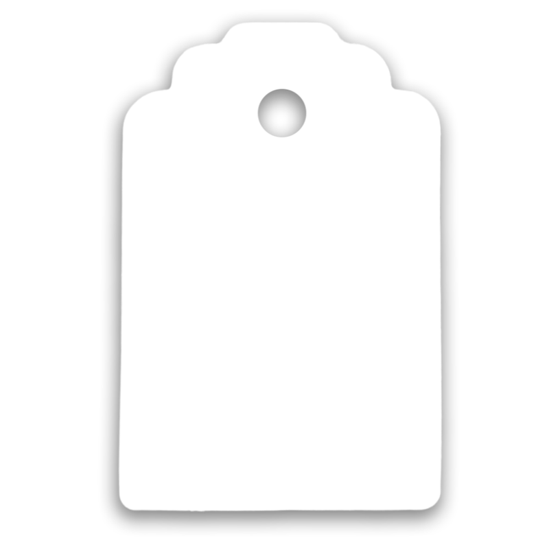 Tag Branco com Furo 10un - Magazine 25