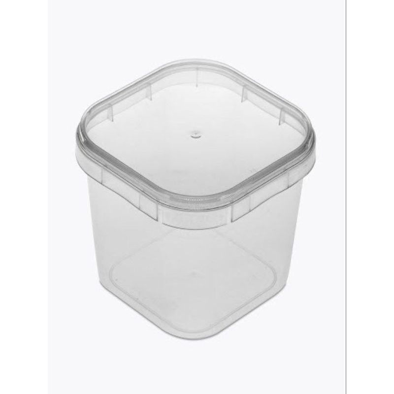 Pote com Lacre Quadrado com Tampa 220ml - 10 unidades - Plastilania Magazine 25