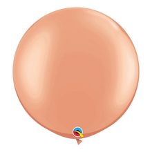 Balão Gigante de Festa em Látex 3ft (90 cm) - Rose Gold (Ouro Rosé) - 2 Unidades - Qualatex - magazine 25