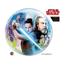 Balão de Festa Bubble 22" 55cm - Star Wars: The Last Jedi - 1 unidade - Qualatex Outlet - Magazine 25