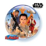 Balão de Festa Bubble 22" 55cm - Star Wars: The Force Awakens - 1 unidade - Qualatex Outlet - Magazine 25