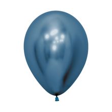 Balão de Festa Latéx Reflex - Azul (Cor:940) -  Sempertex - magazine 25