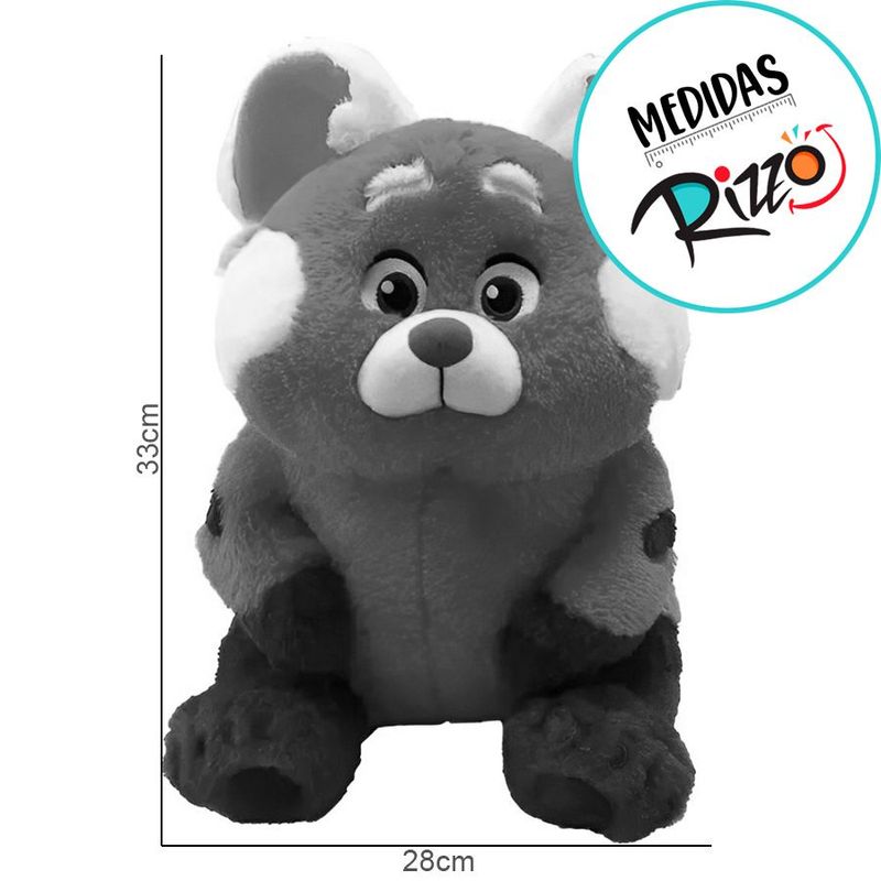Pelúcia Panda Vermelha Mei Lee 33cm - Red: Crescer é uma Fera - 1 unidade - Magazine 25 - Magazine 25