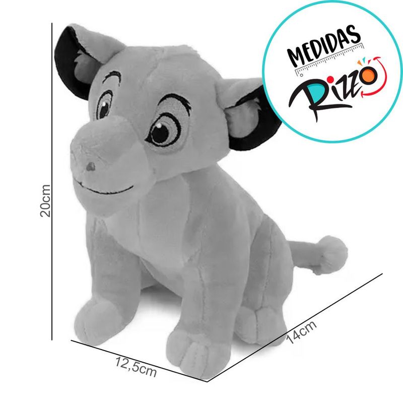 Pelúcia Simba 20cm - Rei Leão - 1 unidade - Magazine 25