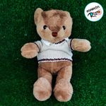 Urso de Pelúcia com Roupa - Marrom - 37cm - 1 unidade - Magazine 25