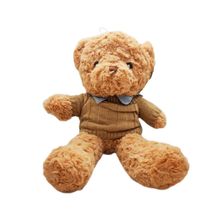 Urso de Pelúcia com Suéter Bege - 37cm - 1 unidade - Magazine 25