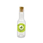 Garrafinha de Plástico 50ml com Tampa Rolha - Festa Monstros SA - 10 unidades - Magazine 25