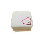 Mini Porta Joias Personalizado - Love - Off White - 1 unidade - Magazine 25