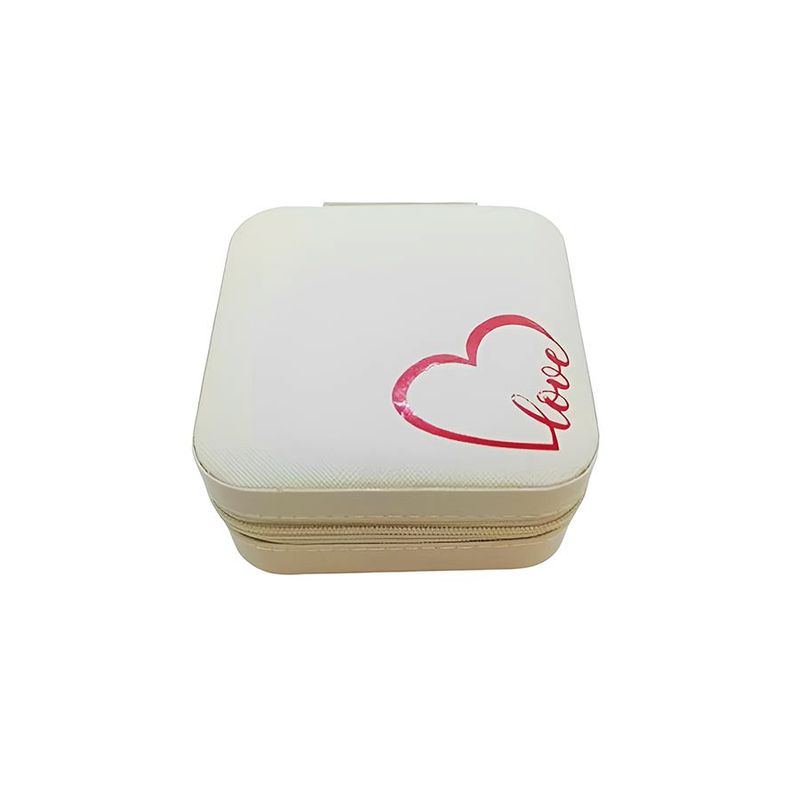 Mini Porta Joias Personalizado - Love - Off White - 1 unidade - Magazine 25
