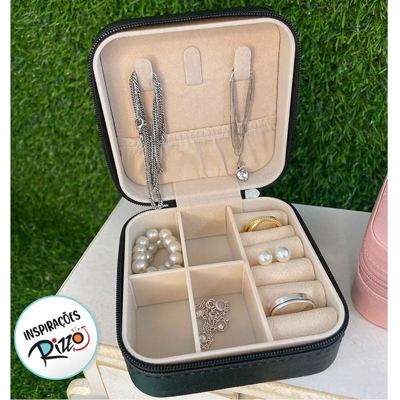 Mini Porta Joias Personalizado - Love - Off White - 1 unidade - Magazine 25