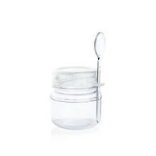 Potinho Transparente C/ Colher - 4cm - 50ml - 10 Un - Magazine 25
