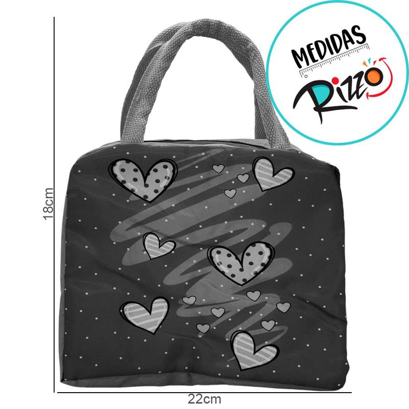 Bolsa Termica Azul - 22x12x18cm - 1 unidade - Rizzo