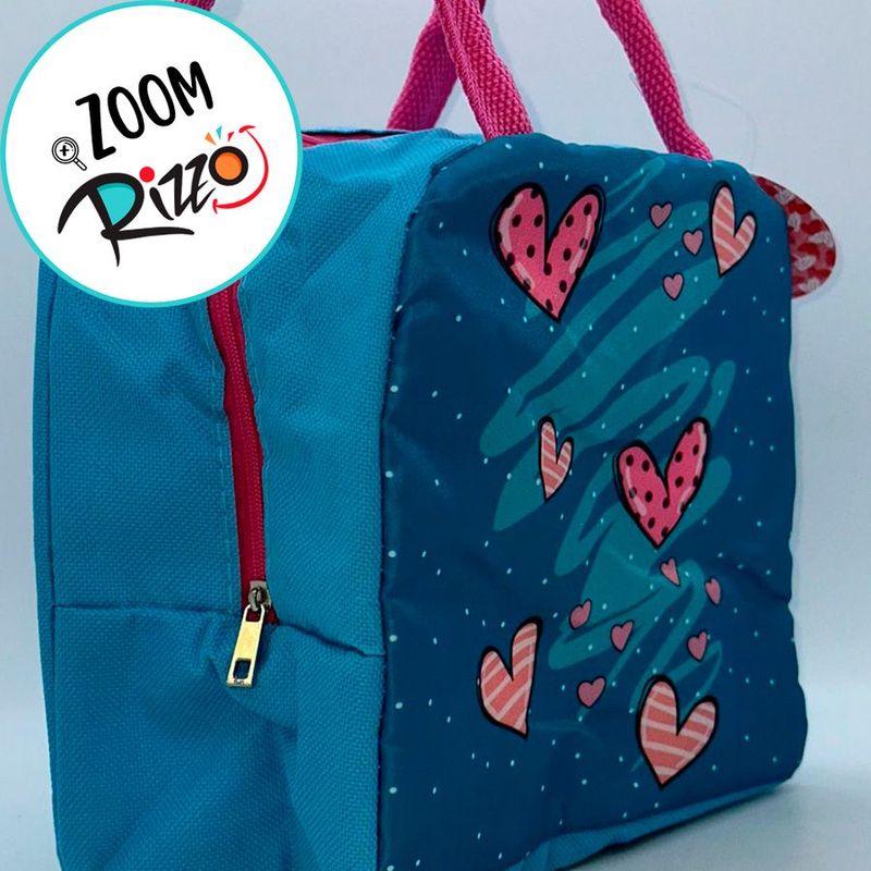 Bolsa Termica Azul - 22x12x18cm - 1 unidade - Rizzo