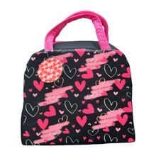 Bolsa Termica Preto e Rosa - 22x12x18cm - 1 unidade - Magazine 25