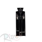 Adereço de Carnaval - Suspensório - Preto - Mod:6975 - 01 unidade - Magazine 25