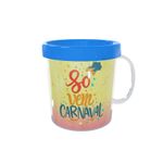 Caneca Acrílica Rosqueável Personalizada - Carnaval 2024 - Azul - 1 unidade - Magazine 25