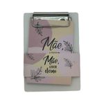 Bloco para Anotação com Prancheta - Mãe, Amor Eterno - 9,6x13,5cm  - 1 unidade - Magazine 25